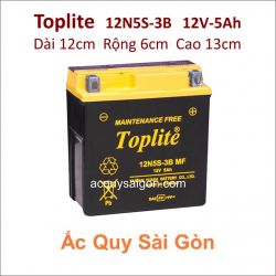 Ắc quy Yuasa Toplite 12V 5Ah 12N5S-3B