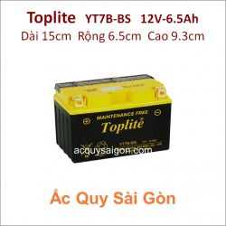 Ắc quy Yuasa Toplite 12V 6.5Ah YT7B-BS (Cao cấp)