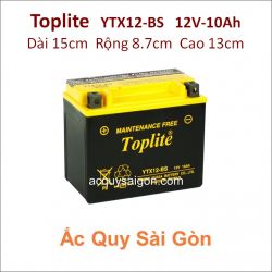 Ắc quy Yuasa Toplite 12V-10Ah  YTX12-BS (Cao cấp)