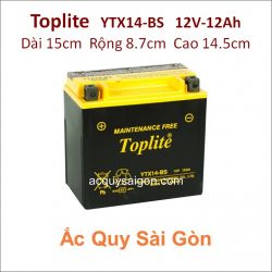 Ắc quy Yuasa Toplite 12V-12Ah YTX14-BS (Cao cấp)