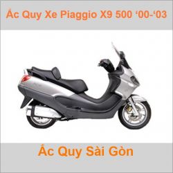 Ắc quy xe tay ga Piaggio X9 500 (2000 - 2003)