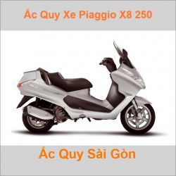 Ắc quy xe tay ga Piaggio X8 250 (2004 - 2007)