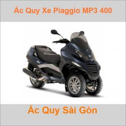 Ắc quy xe tay ga Piaggio MP3 400 (2008 đến nay)