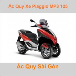 Ắc quy xe tay ga Piaggio MP3 125 (2006 - 2013)