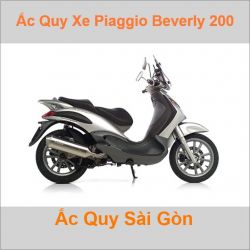 Ắc quy xe tay ga Piaggio Beverly 200 (2003 - 2007)