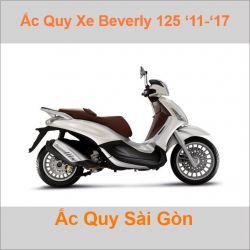 Ắc quy xe tay ga Piaggio Beverly 125ie / BV125 (2011 - 2017)