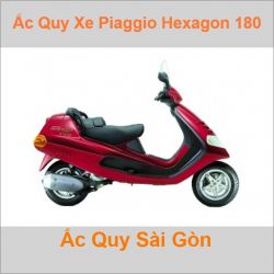 Ắc quy xe tay ga Piaggio Hexagon 4 thì 125 / 180 / 250 (1999 - 2000)