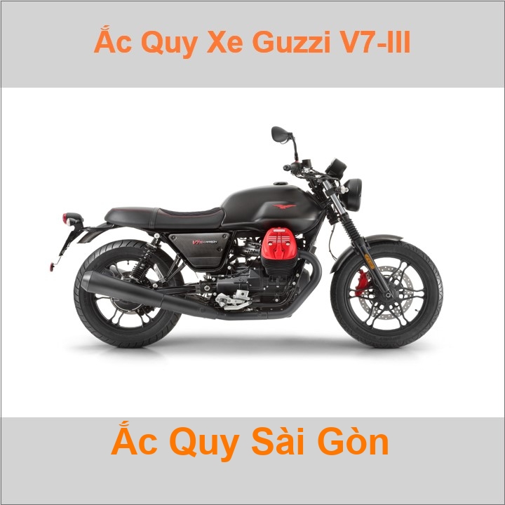 Ắc quy xe mô tô Guzzi V7 III (2011 đến nay)