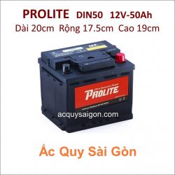 Ắc quy Prolite 12V 50Ah Din50 (55054)