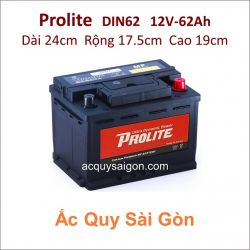 Ắc quy Prolite 12V 62Ah Din62 (56219)