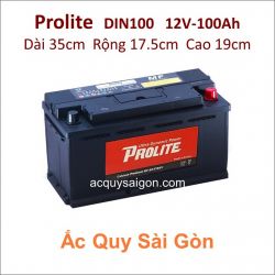 Ắc quy Prolite 12V-100Ah Din100 (60044)