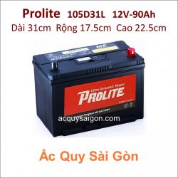 Ắc quy Prolite 12V 90Ah 105D31L (NX120-7L)