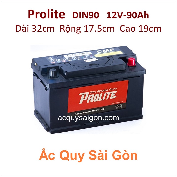 Ắc quy Prolite 12V 90Ah Din90 (59042)