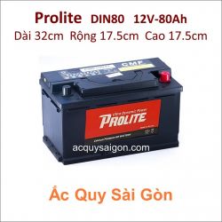 Ắc quy Prolite 12V 80Ah Din80 (58014)