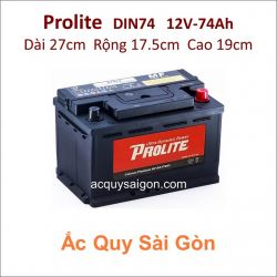 Ắc quy Prolite 12V 74Ah Din74 (57412)