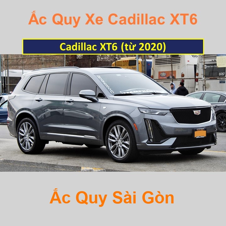 Bình ắc quy xe ô tô Cadillac XT6 (từ 2020)