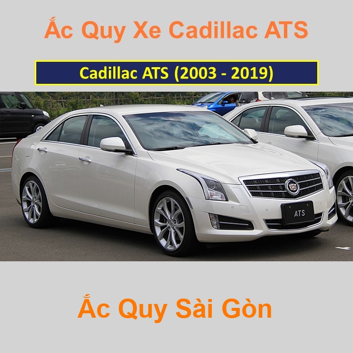 Bình ắc quy xe ô tô Cadillac ATS (2013 - 2019)