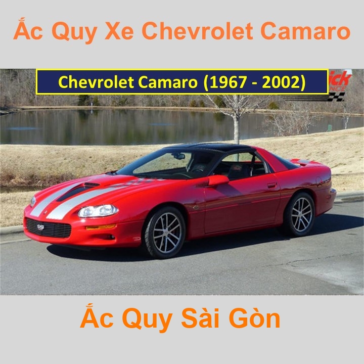 Bình ắc quy xe ô tô Chevrolet Camaro (1967 - 2002)