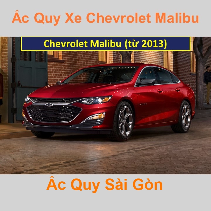 Bình ắc quy xe ô tô Chevrolet Malibu (từ 2013)