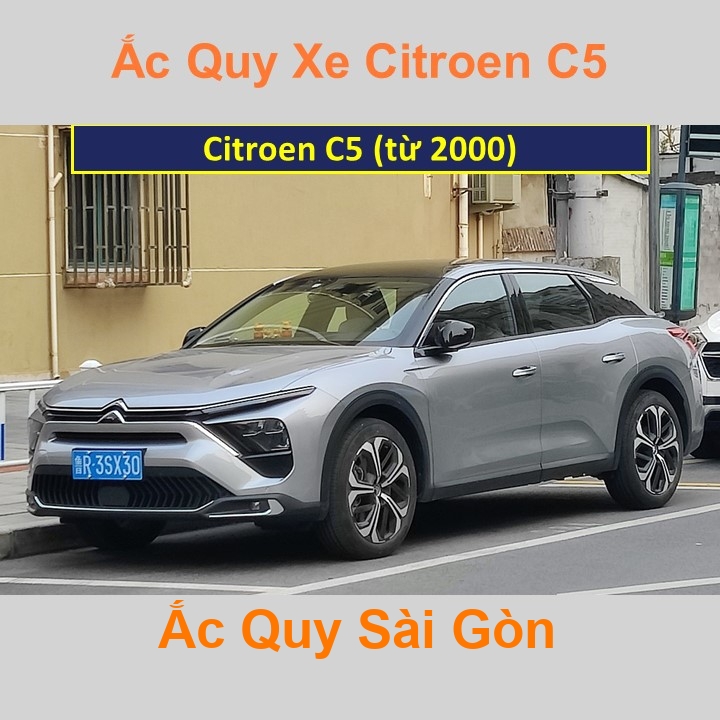 Bình ắc quy xe ô tô Citroën C5 (từ 2000)