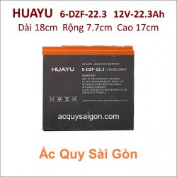 Ắc quy xe máy điện HuaYu 12V 22.3Ah  6-DZF-22.3 (Siêu cấp)