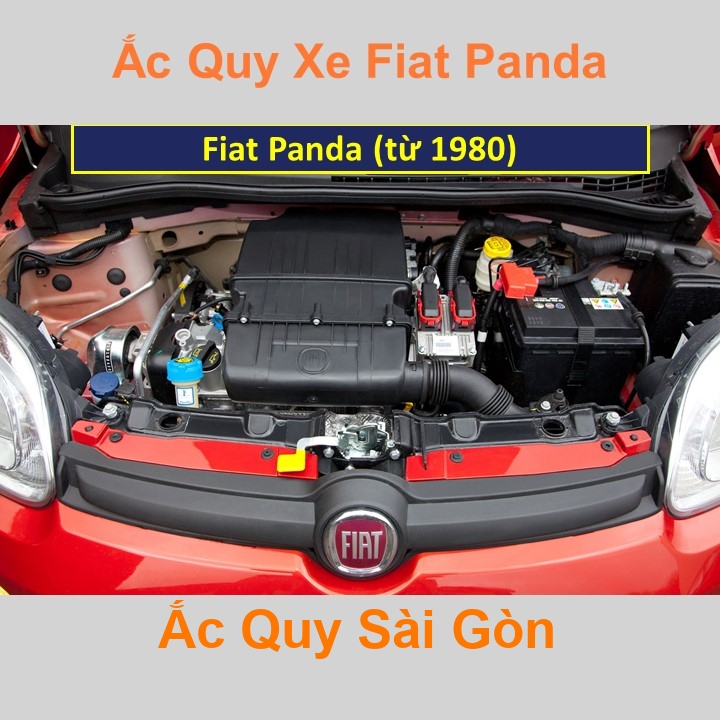 Bình ắc quy cho xe Fiat Panda có công suất tầm 60Ah, 62Ah (cọc chìm – cọc nghịch) với các mã bình ắc quy như Din60, Din62 Bình acquy oto Fiat Panda có