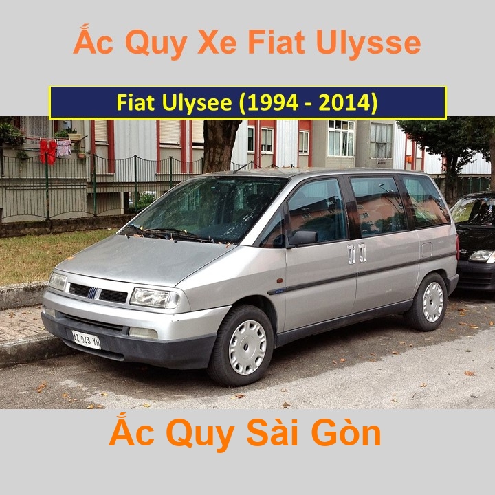 Bình ắc quy xe ô tô Fiat Ulysse (1994 - 2014)