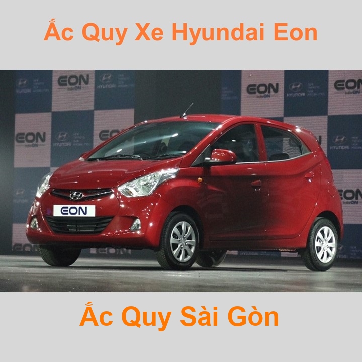 Bình ắc quy xe ô tô Hyundai Eon (2011 - 2019)