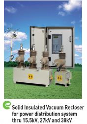 Recloser 27kV 630A 16kA - Thân máy cắt EPR2 + Tủ điều khiển EVRC2A-NT - Entec E&E