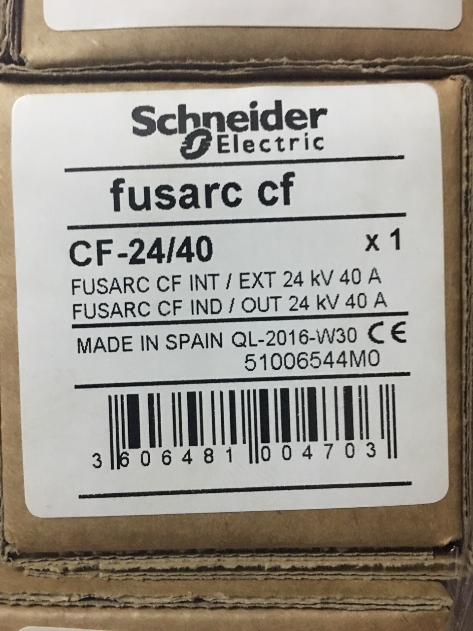 Cầu chì ống 24kV 40A - Schneider / Tây Ban Nha (Schneider Fuse / Spain)