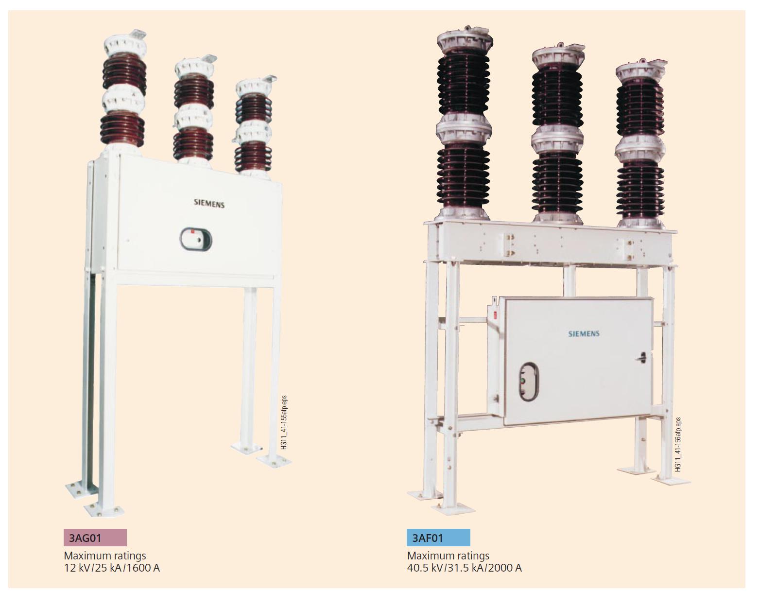 3AF - Outdoor Vacuum Circuit-Breaker up to 40.5 kV - Siemens