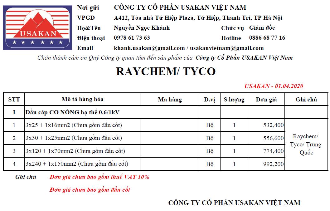 5.8 - Dau cap co nhiet ha the - Raychem