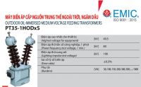 Biến áp cấp nguồn 1 pha 35KV dầu ngoài trời - Emic