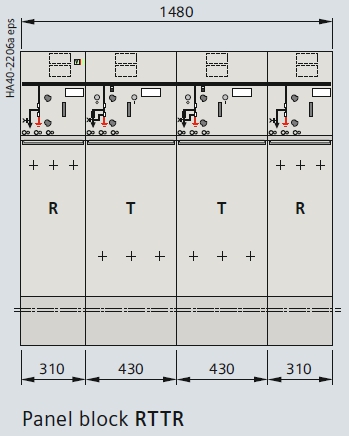 Tủ RMU 24kV 8DJH-RRTT hãng Siemens