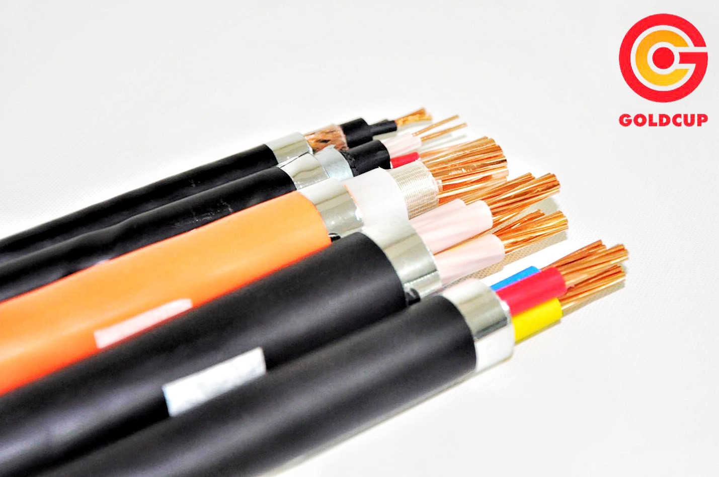 Dây cáp điện hạ thế 0.6/1kV Cu/PVC/PVC 4x2.5mm2 - Goldcup