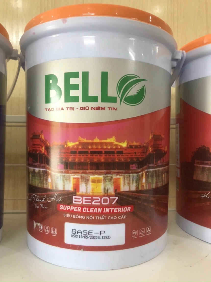 Sơn siêu bóng nội thất cao cấp BE207-18L-P - Bello