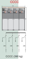 Tủ RMU 24kV 04 ngăn Mở Rộng Bên Phải. CCCC+-24kV - ABB/ China