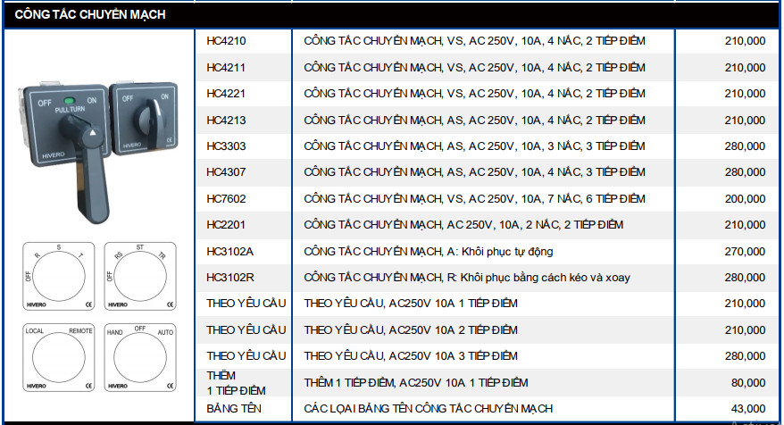 Cong tac chuyen mach