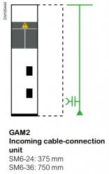 SM6-GAM2-24kV (Tủ thanh cái cho cáp vào) - Schneider