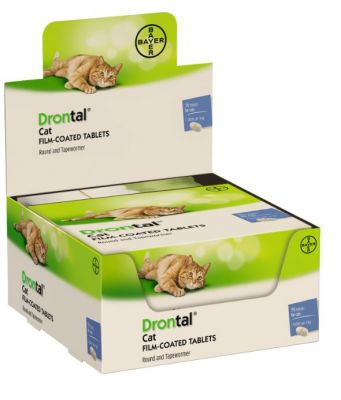 [1 viên] Thuốc tẩy giun sán chuyên dùng cho mèo Drontal