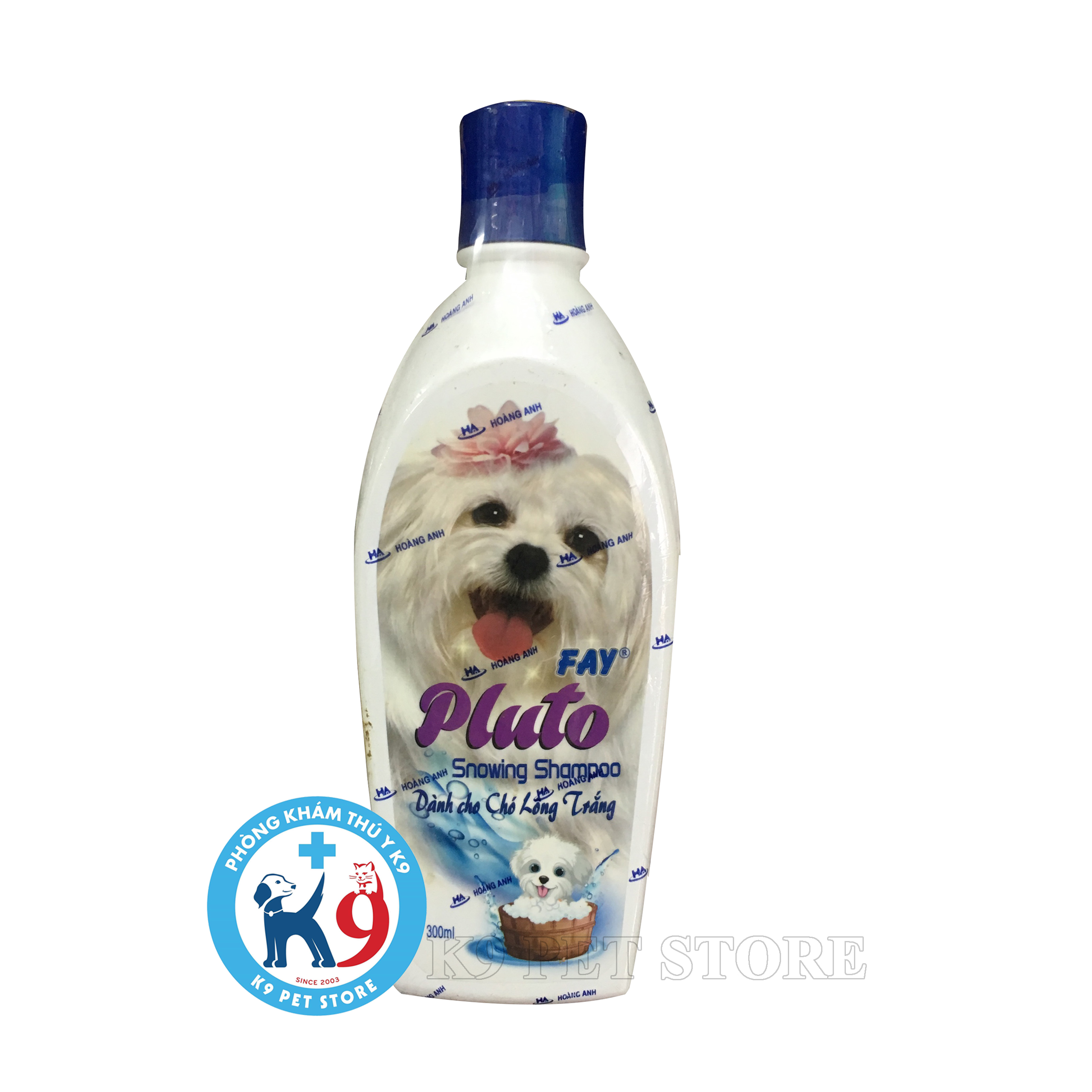 Fay Pluto Snowing Shampoo - Dầu tắm cho chó lông trắng 300ml