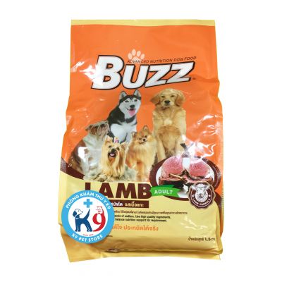 Thức ăn hạt cho chó lớn BUZZ vị thịt cừu 1,5kg