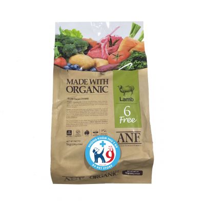 Thức ăn cho chó Organic ANF vị cừu 1kg
