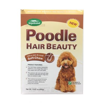 Viên làm đẹp lông, dưỡng lông cho chó Poodle – Poodle Hair Beauty