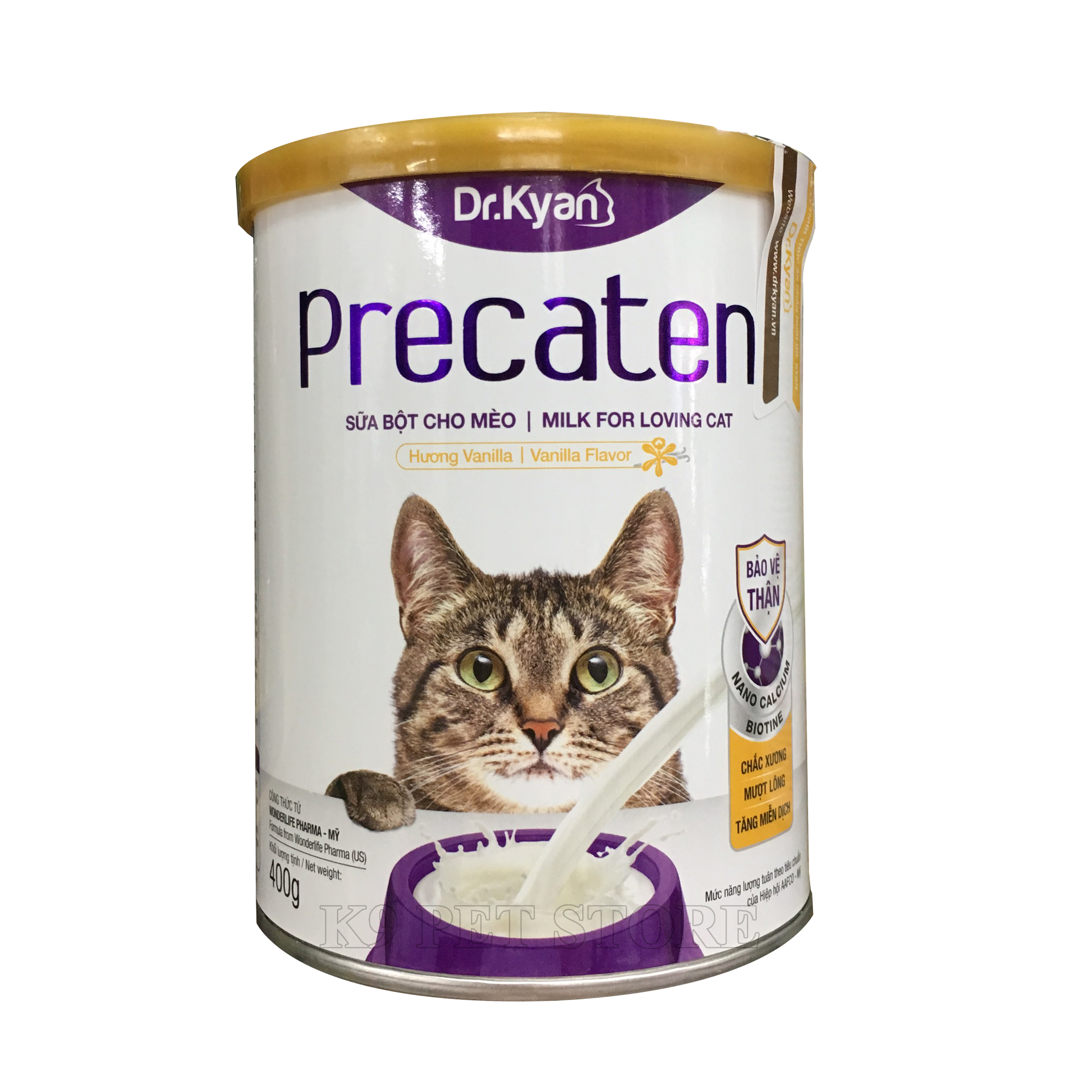 Sữa bột cho mèo con Dr.Kyan Precaten 400gr