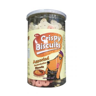 Bánh thưởng hình xương các vị Crispy Biscuits cho chó 380gr