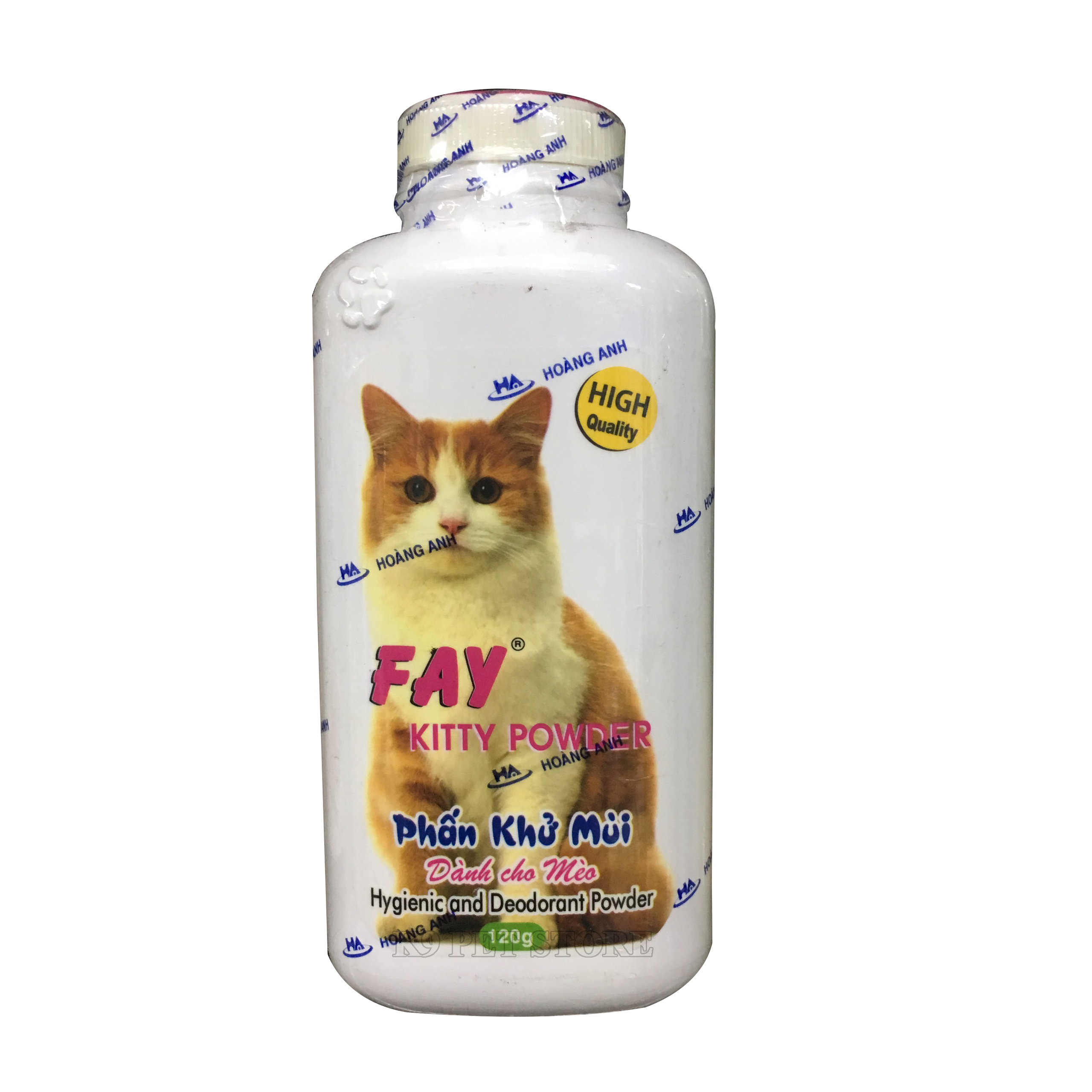 Phấn khử mùi cho mèo Fay Kitty (120g)