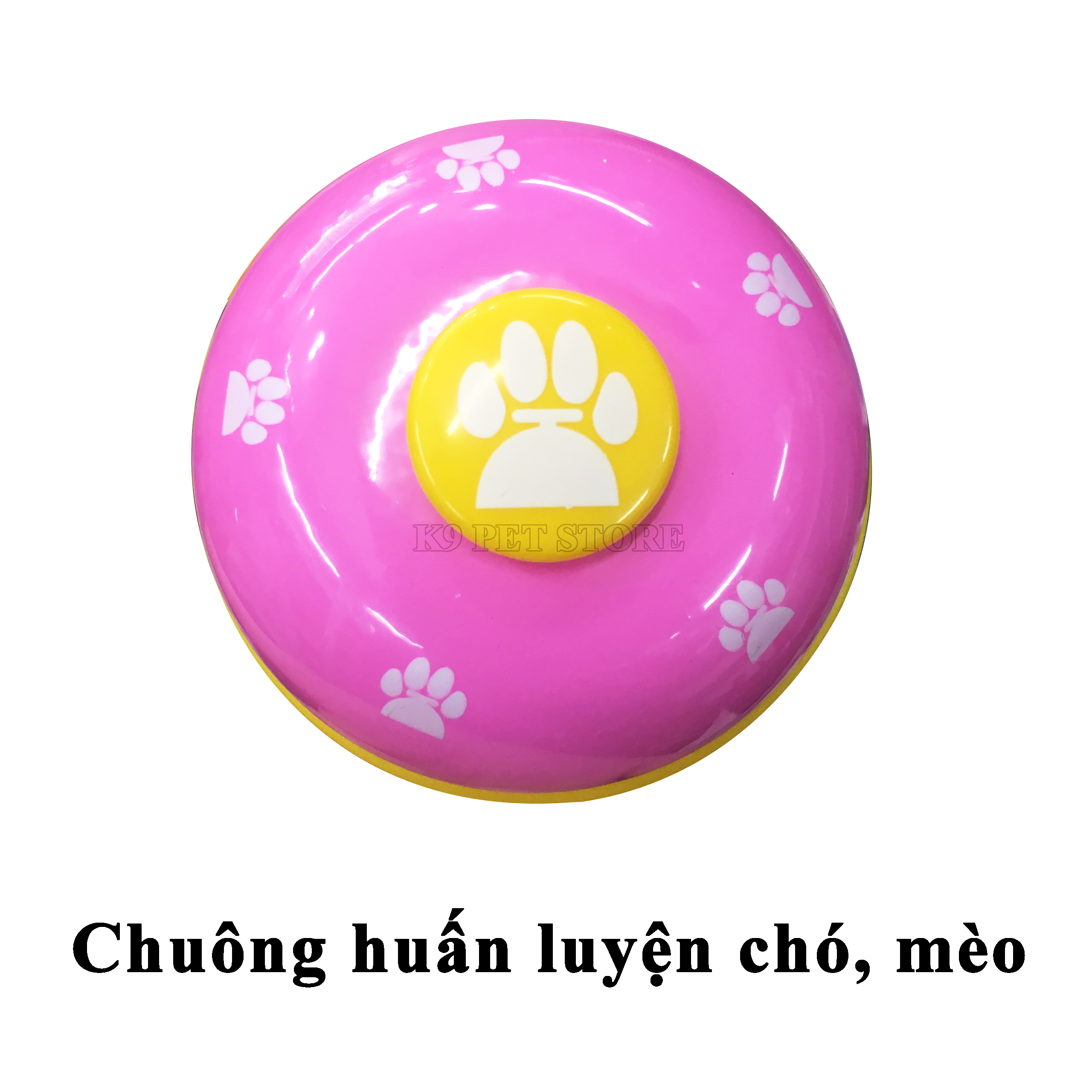 Chuông nhấn huấn luyện mèo