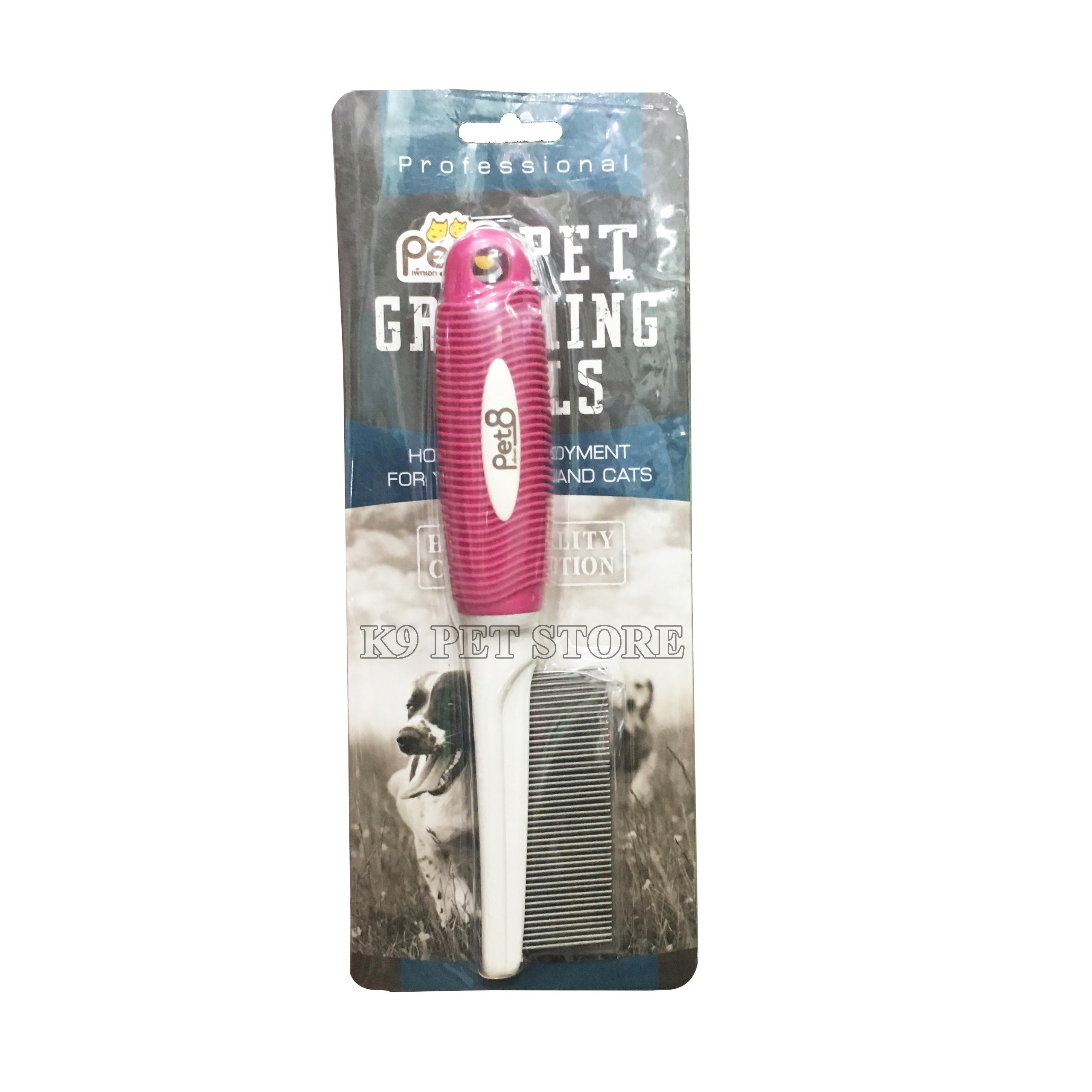 Lược chải lông chó, mèo Pet8 GA06