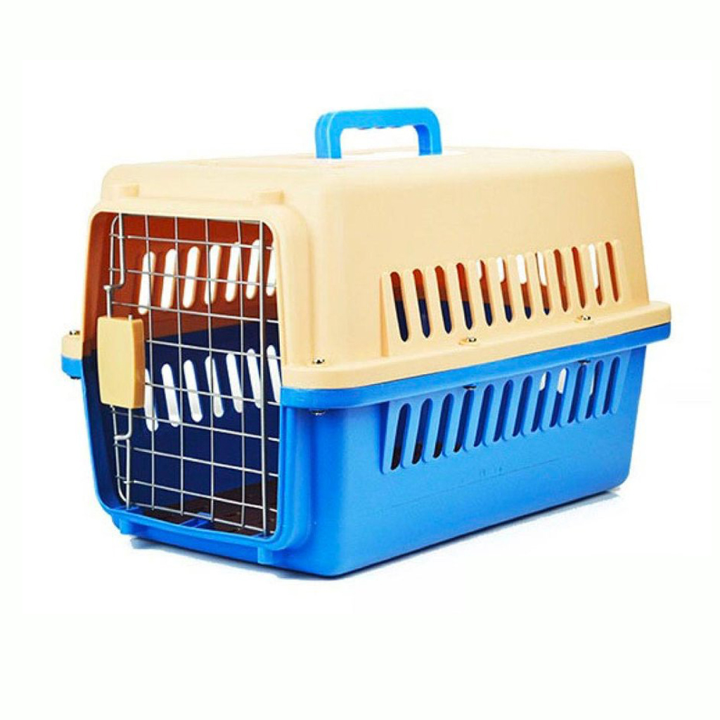 Lồng vận chuyển hàng không chó mèo size 2 60*38*36 (giao màu ngẫu nhiên)